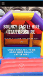Mobile Screenshot of bouncycastlehirestaffordshire.com