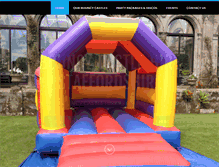 Tablet Screenshot of bouncycastlehirestaffordshire.com